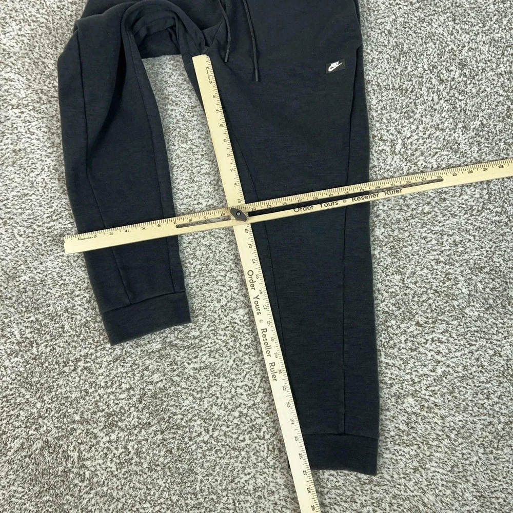 Nike Pants Mens Medium Black French Terry Joggers Sweatpants Gym Athletic Club